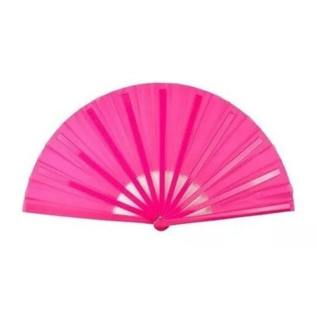Abanico Pericón Grande Artístico, Muchos Colores, 3 Piezas Rosa