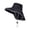 Black, variant on Packable Sun Hats for Women Travel Casual and Basic Solid Color Travel Packable Brim Summer UV Hat Packable Packable Roll Up Hats Yellow One Size