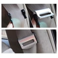 thumbnail image 4 of Tope del clip del ajustador del cinturón de seguridad del automóvil Tope del cinturón de seguridad - Abrazadera universal de la correa de bloqueo de plástico, clip del vehículo del cuello del hombro p, 4 of 5