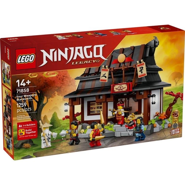 ディネット　ミルクピシェとプレートのSET LEGO NINJAGO Four Weapons Blacksmith Set, 71858, 1259 Pieces
