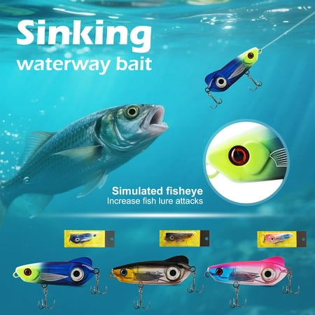 Ftwujt Crank Baits for Bass Fishing,Crankbait,Lipless Crankbait,Bass Fishing Lipless Crank Smallmouth Sinking Winning Perfect Wobbling Fishing Gear Fishing Accessories Fishing Tackle