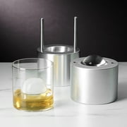 Viski Ice Ball Press, Aluminum Ice Ball Maker, Ice Press, Gifts for Men