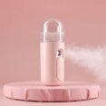 thumbnail image 3 of Rociador de niebla de cara 30 ml USB Nebulizador facial recargable Viajes portátiles de belleza personal Humidificador Atomizador Rosa Inevent HA059168-02B, 3 of 7