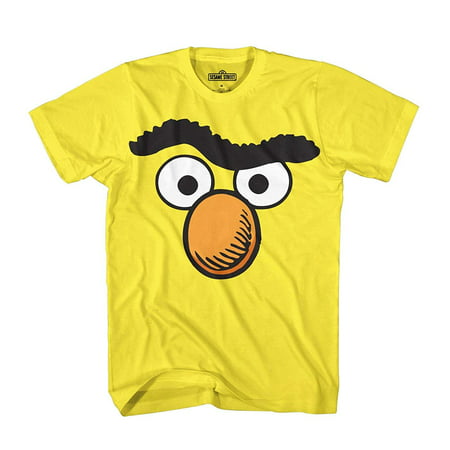 Sesame Street Bert Face Burt Tee Funny Humor Pun Adult Mens Graphic T-Shirt Apparel