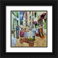 thumbnail image 1 of West, Ronald 26x26 Black Ornate Wood Framed with Double Matting Museum Art Print Titled - Cupcakes at Cafe da Vinci, 1 of 4
