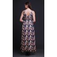 thumbnail image 4 of Bimba Floral Femmes Été Imprimé V Cou Long MaxiDressHoliday Resort Wear-X-Small, 4 of 5
