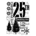 thumbnail image 4 of Woodware Craft Collection Woodware Clear Singles Music for Christmas 4 in x 6 in Stamp, 4 of 4