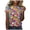 A-Blue25, variant on Yuanlong Womens Rainbow Gradient Print Tshirts Crew Neck Short Sleeve Loose Fit Tee Casual Loose Fit Comfort Summer Stylish Top