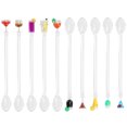 thumbnail image 4 of Mixing Spoon, Bartender Tools 10PCS Cute Reusable  For Bars For Coffee Shop For Restaurants S, 4 of 8