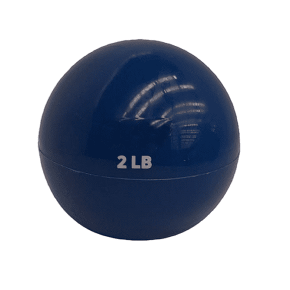 Pelota de Peso 2 Libra .90 Kg Ideal para Tonificación, Rehabilitación y Entrenamiento de Fuerza