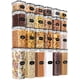 thumbnail image 1 of Juego de recipientes de almacenamiento de alimentos PRAKI herméticos, 24 unidades, sin BPA, 1 of 5