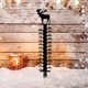 thumbnail image 4 of Medidor de nieve de Metal para medir la nieve, suministros s de nieve para decoración de patio al aire libre, regalo Alce Yuyangstore Regla de medición de nieve, 4 of 8