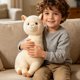 thumbnail image 5 of Peluche de peluche de llama adorable • Muñeca de peluche suave • Compañero de abrazos para abrazar • Adorable acento decorativo • Idea de regalo navideño de cumpleaños, 5 of 7