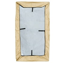 Patio Swing Canopy Cover - 75"x47" Weatherproof Replacement Top with Sun Shade, Windproof Design for Outdoor Porch Swing Chairs