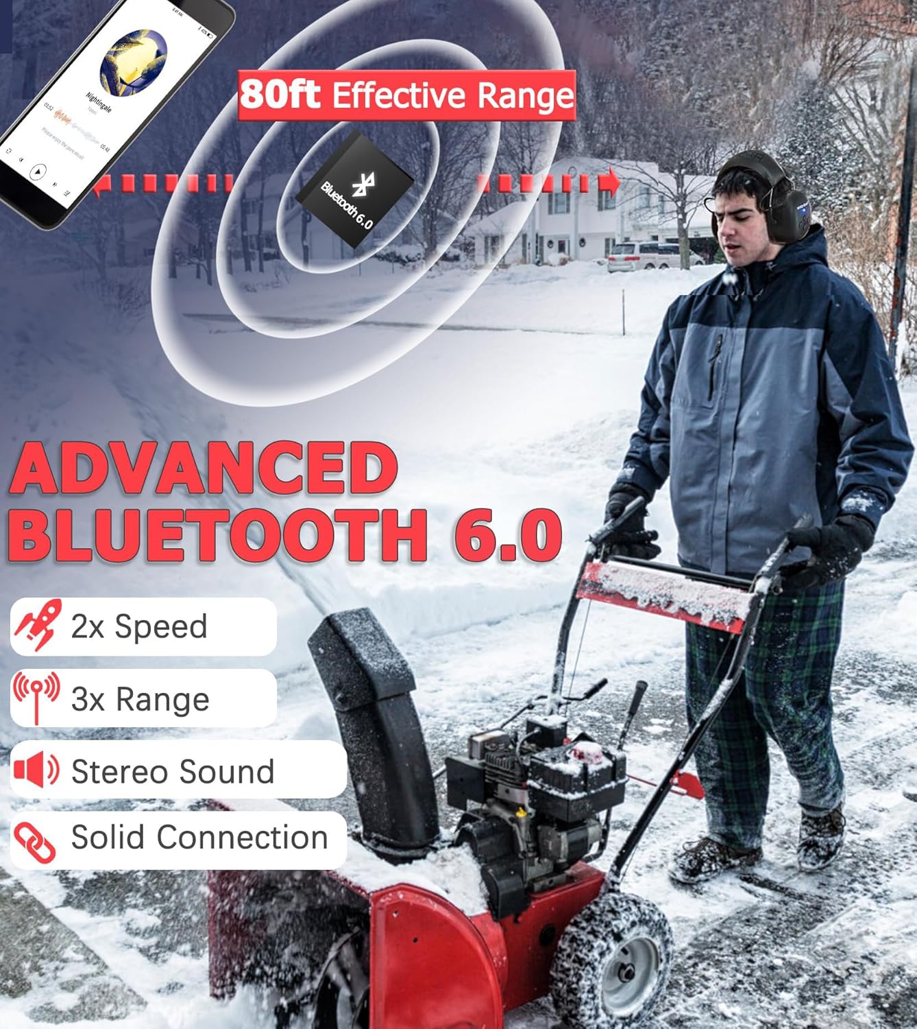 Prohear 037 Bluetooth Hearing Protection Headphones photo 4