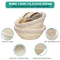 thumbnail image 2 of Fameei Round Bread Banneton Basket for Making Beautiful Bread 18*8CM, 2 of 5
