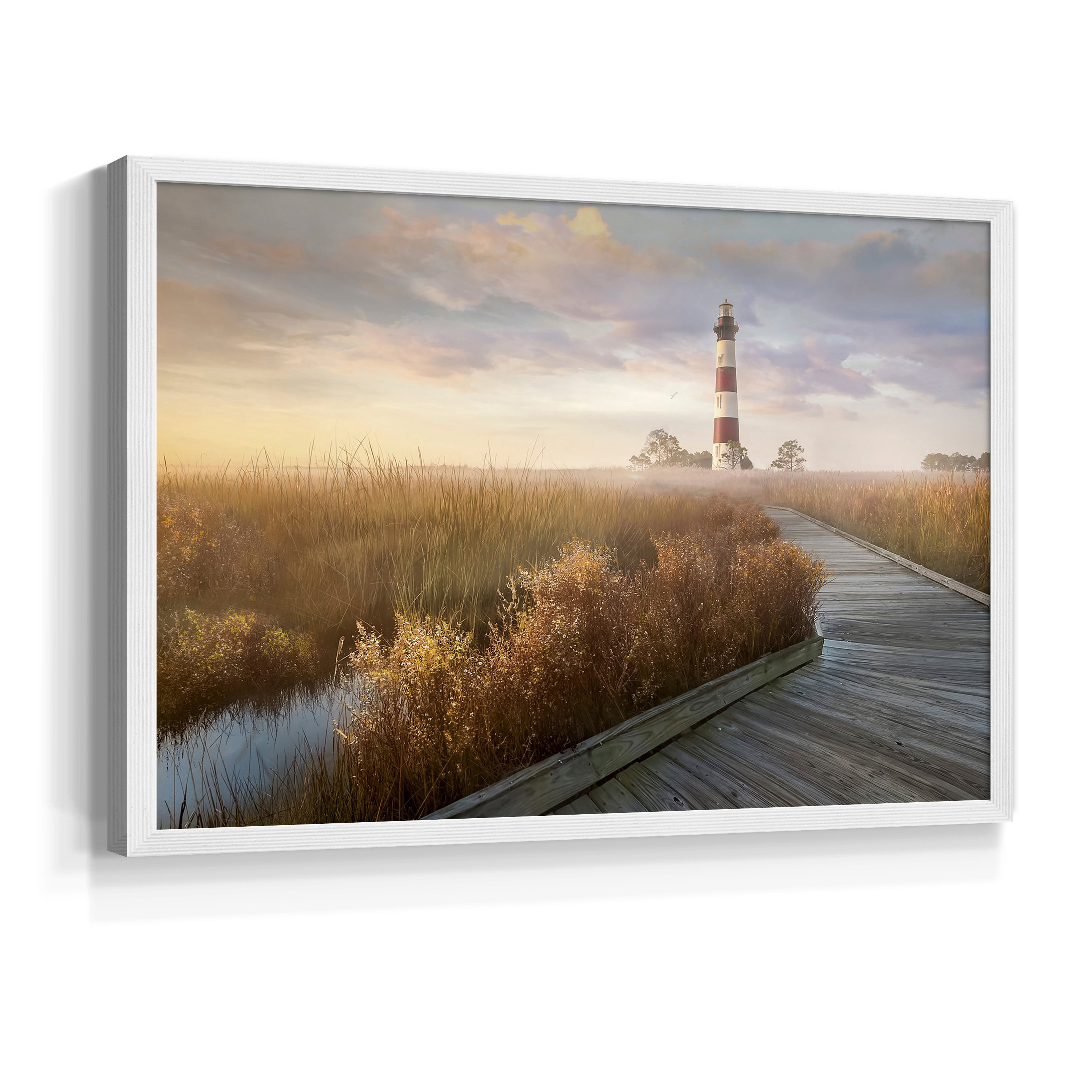 Private Path I by Mike Calascibetta - Restickable Framed Giclée Print