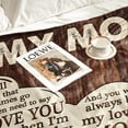 thumbnail image 4 of LHSHID Gifts for Mom Mothers Day Birthday Gifts for Mom from Son Mom Gifts Blanket Presents for Mother's Day Christmas Birthday Gifts for Mom Soft Cozy Flannel Throw Blanket 30"x40", 4 of 7