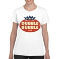 thumbnail image 2 of Officially Licensed Dubble Bubble Classic Gum Logo Women's T-shirt, 2 of 3