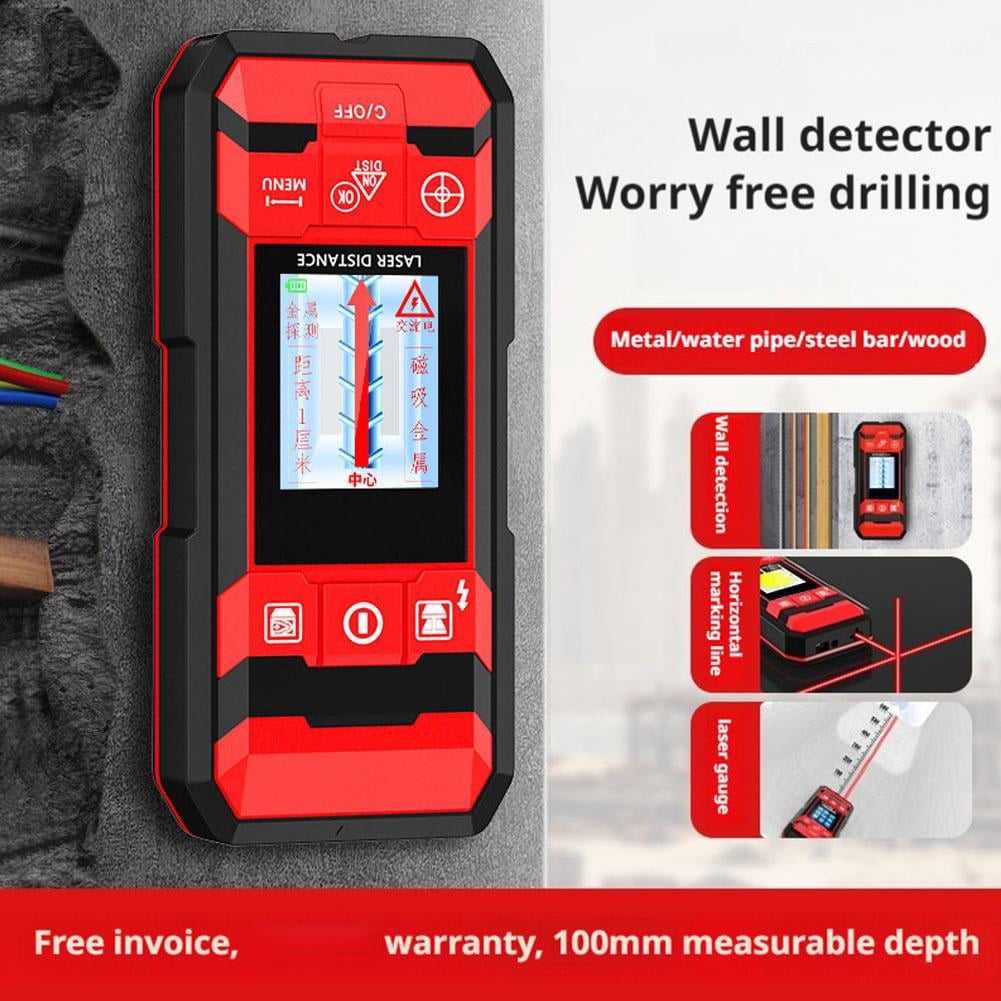 Multifunctional 4-in-1 Wall Scanning Detector, 2025 New Stud Finder with Smart , HD LCD Display, Accurate Positioning for Ac, Wire, Steel, Wood, Metal Inspection