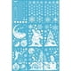 thumbnail image 5 of 9 hojas de pegatinas navideñas para ventanas, pegatinas decorativas navideñas con copos de nieve para ventanas, pegatinas navideñas reutilizables de PVC electrostático para ventanas, 5 of 5