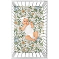 thumbnail image 3 of Sweet Jojo Designs Vintage Floral Fitted Bed Sheet, Crib – Elastic, Machine Washable, 3 of 6