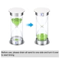 thumbnail image 4 of Uxcell 45 Minute Sand Timer, Sandy Clock, Count Down Sand Glass, Green Sands, 4 of 5
