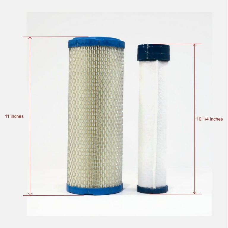 The ROP Shop | OUTER & INNER AIR FILTER Kit for Woods F27, FZ23B, FZ25D,  FZ258 & Yanmar V4-5