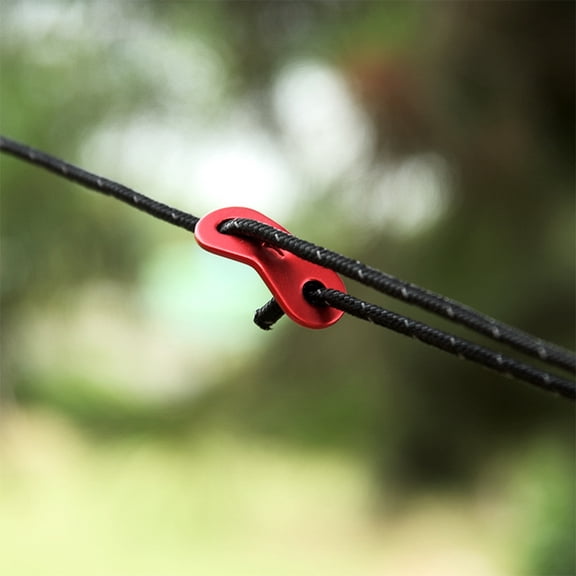 LOLIPPYY 40Pcs Non Slip Portable Tent Tensioners Durable Aluminum Alloy Rope Tighteners