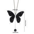 thumbnail image 2 of Adorno colgante de coche con diamantes de mariposa y diamantes para mujer, 2 of 7