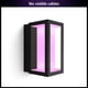 thumbnail image 2 of Lámpara de Pared Exterior Philips Hue Impress 15x24 cm Multicolor, 2 of 7