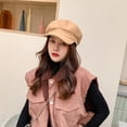 thumbnail image 6 of Baby Sweetie Retro Women Beret Hat Classic Solid Color Casual Newsboy Hat French Wool Cap Autumn Spring Winter, 6 of 6
