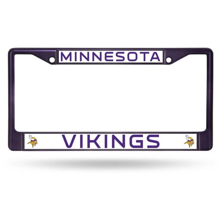Chicago Bears Nfl License Plate - Rico Industries NFL Color License Plate Frame, Minnesota Vikings