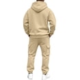 thumbnail image 5 of 2 Piece Tracksuit for Men Ghalytn Hoodie and Jogger Pants Set - Casual Fleece Sweat Outfit, 5 of 9