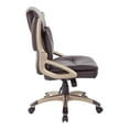 thumbnail image 6 of Executive Low Back Chair in Espresso Bonded Leather with Cocoa Accents, 6 of 6
