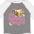 thumbnail image 4 of Inktastic I'm Bananas Over You Boys or Girls Long Sleeve Baby Bodysuit, 4 of 5