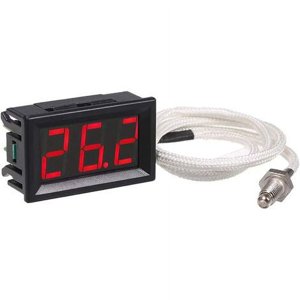 High temperature thermometer with digital display
