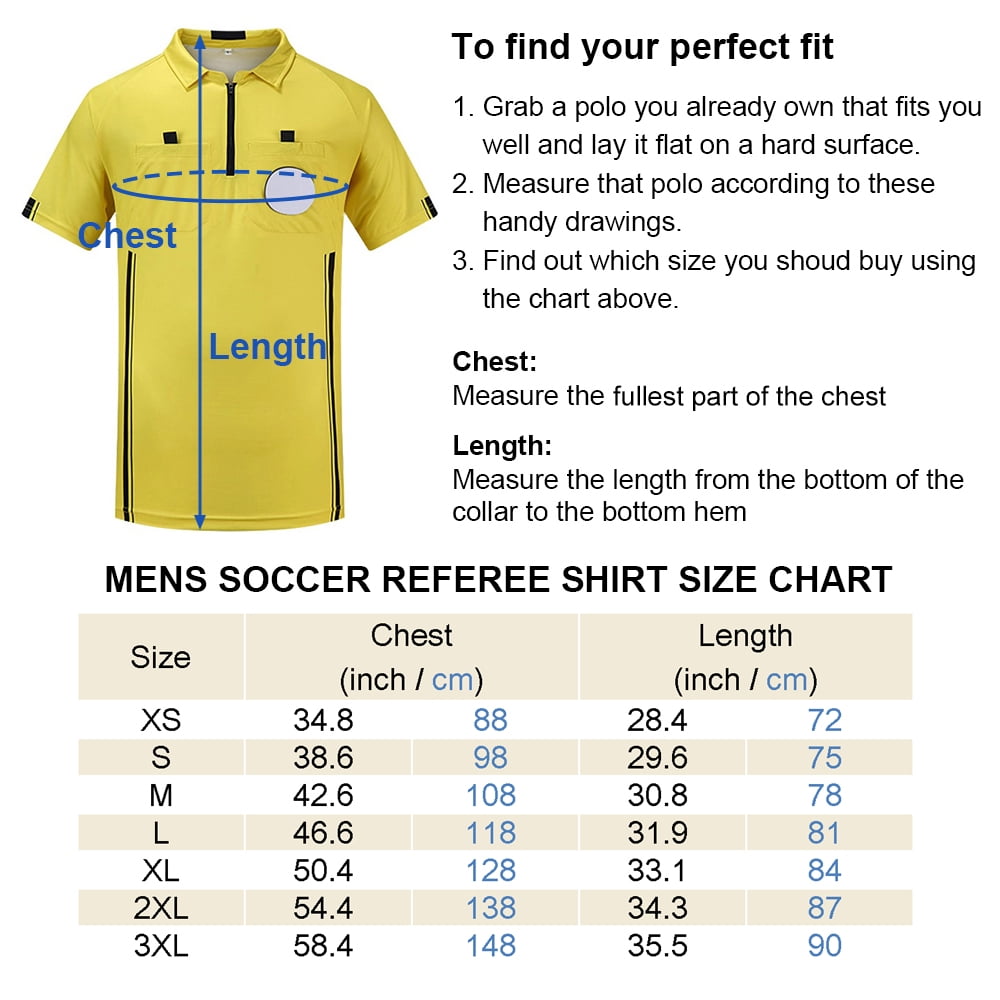 Toptie Men\'s Soccer Referee Jersey Officials Pro Short Sleeve Referee Shirts-Green-3XL