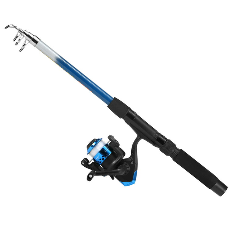 Eccomum Fishing Set 1.8m Retractable Rod, Spinning Reel, and