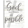 thumbnail image 1 of Cuadro Decorativo - Con Dios todo es posible Jr  Impresión en canvas, estrechado., 1 of 2