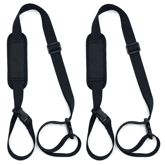 2 Pack Adjustable Beach Chair Carry Strap, Folding Chair Shoulder Strap for Camping Picnic