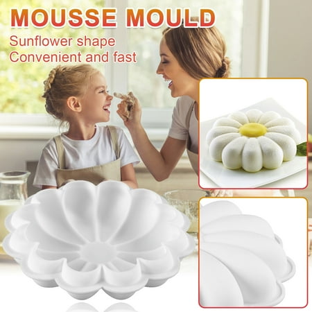 

Dealovy Silicone Flower Cake Mold | Non Stick Silicone Baking Mold | Perfect for Mouss on Clearance