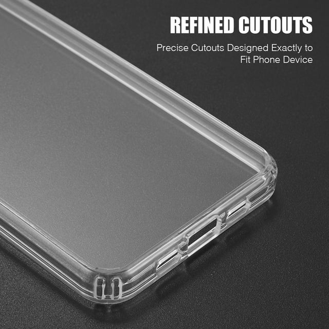 Google Pixel 3A (5.6") Phone Case with CLEAR Corner TPU Cushion Bumper Protective Case Hybrid Rigid Clear Acrylic Back Plate Protection Rubber Silicone Gel Candy Slim Cover for Google Pixel 3a
