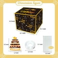 thumbnail image 3 of Mefallenssiah Happy Birthday Money Box Cash Gift Pull, Cash Gift Box, Cash Gift Black Money Clip Cash & Pull Out Card Diy Set Surprise Birthday Gift Box, 3 of 6