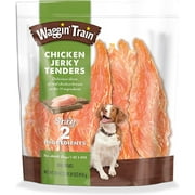Waggin' Train 30 oz Chicken Jerky Tenders Treats for Over 5lbs Adult Dog, 20 Packs