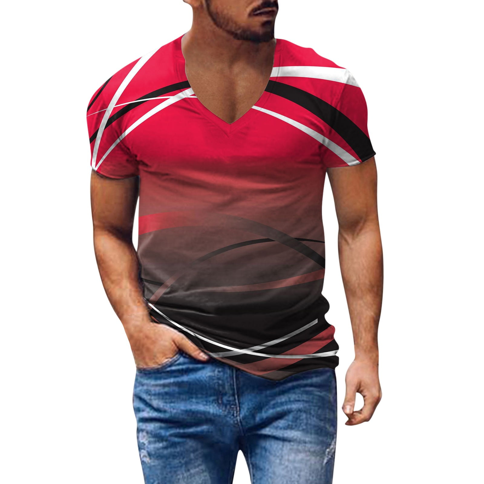 Shirts for Big Men Heavy Cotton T Shirt Mens Tall Shirts Mens Summer