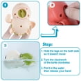 thumbnail image 3 of Tortuga nadadora SEPHIX de Bath Toys, de 1 a 3 años, con cuerda, paquete de 3, 3 of 6