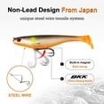thumbnail image 4 of TRUSCEND Fishing Lures for Bass, Soft Swimbaits with Pre-Rigged Ultra-Sharp BKK Hooks, Japan Formula, Fishing Gear for Saltwater & Freshwater, Trout Pike Walleye Bass Fishing Jigs, 4 of 7