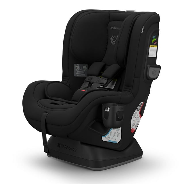 Asiento de coche convertible UPPAbaby Rove orientado hacia atrás y hacia adelante