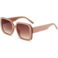 thumbnail image 1 of Shiyou Lunettes de Soleil Surdimensionnées Monture Carrée Femmes Rétro Protection UV400 Tendance, 1 of 4